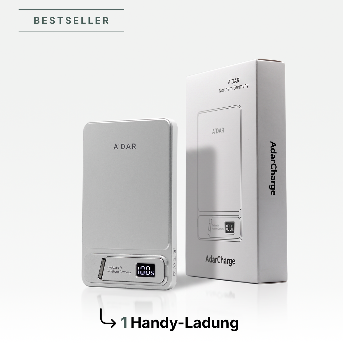 Magnetische PowerBank mit Überhitzungsschutz