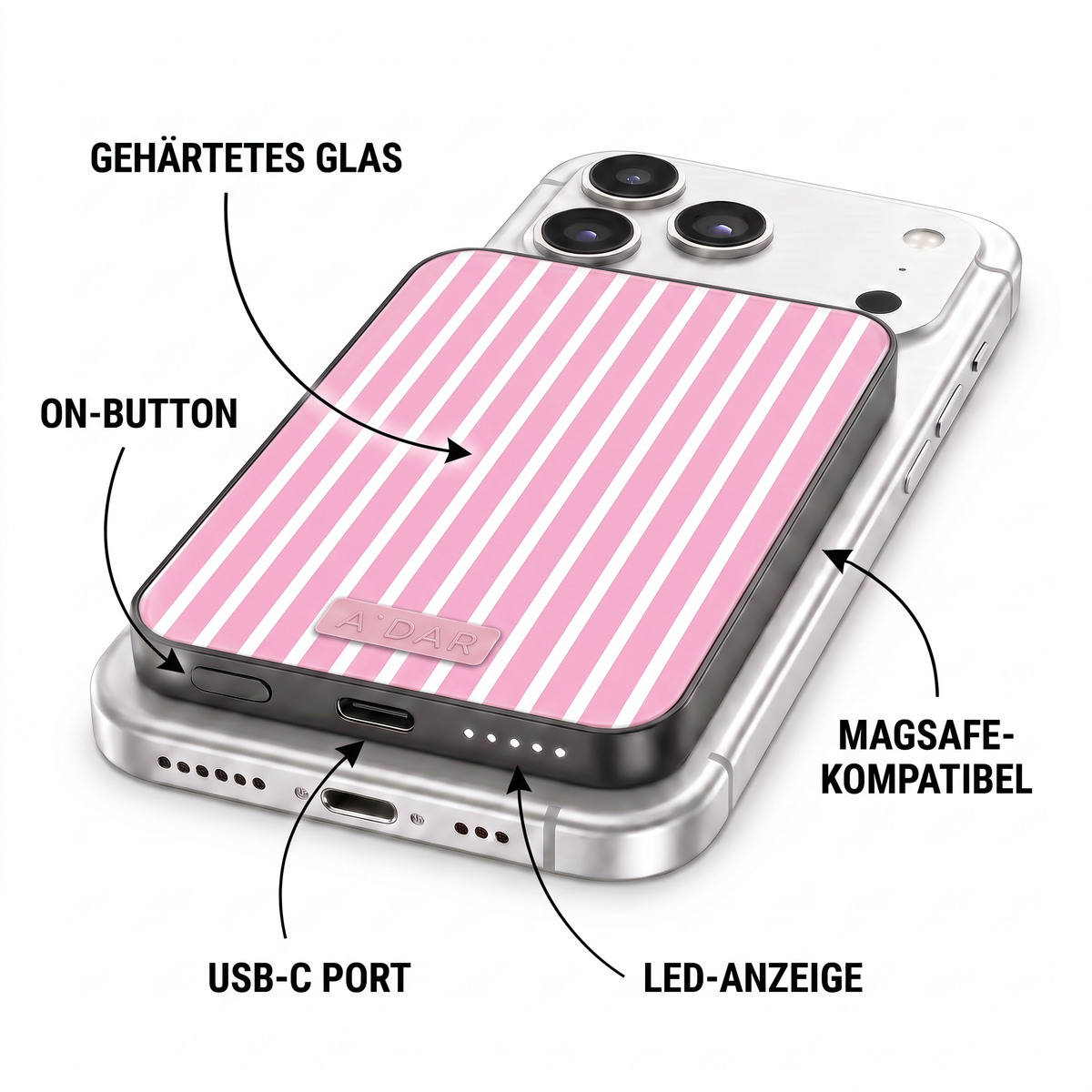 A`DAR — Magnetische Powerbank