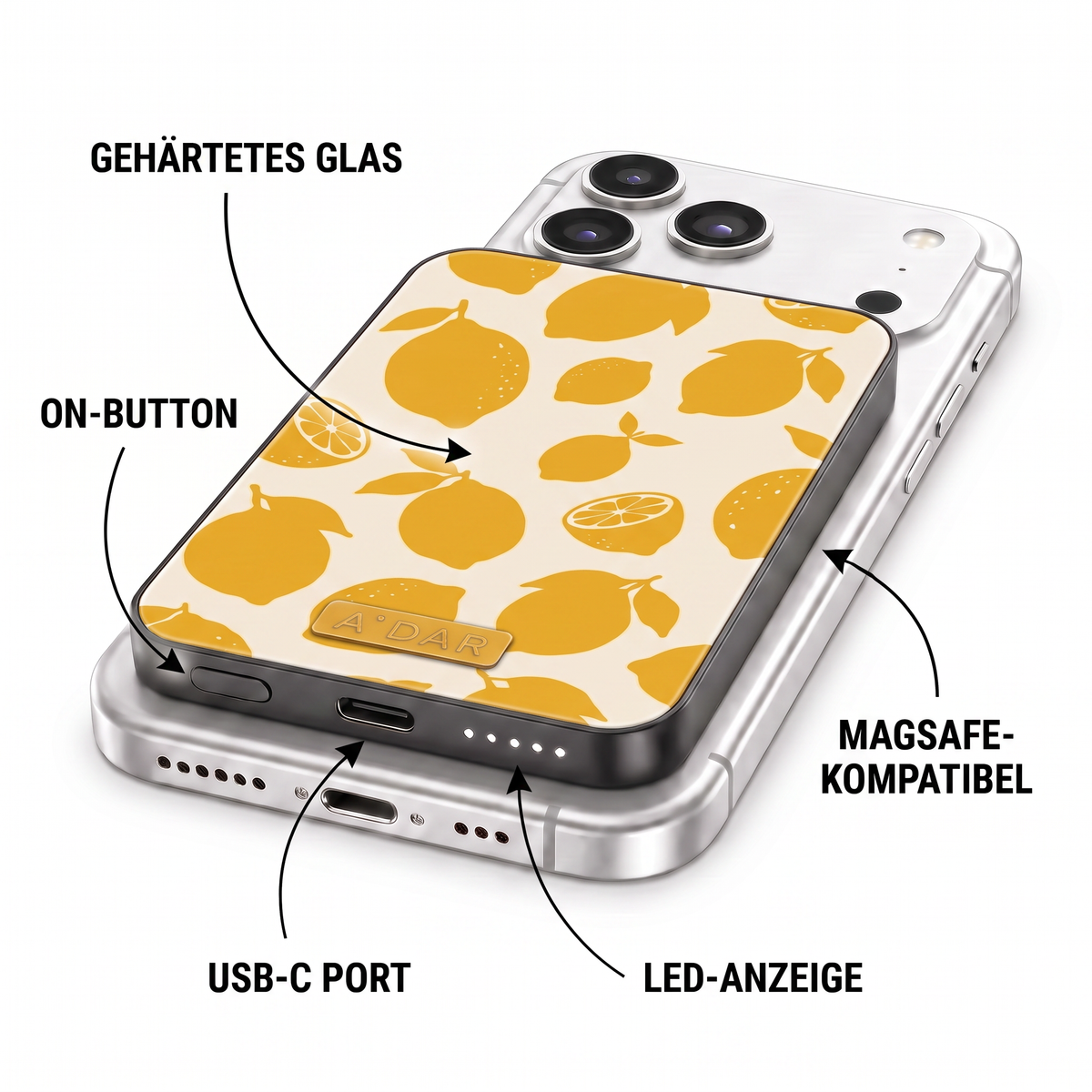 A`DAR — Magnetische Powerbank