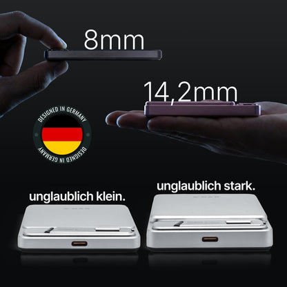 Magnetische PowerBank mit Überhitzungsschutz